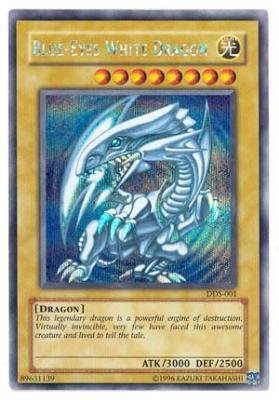 First Edition Blue-Eyes White Dragon card